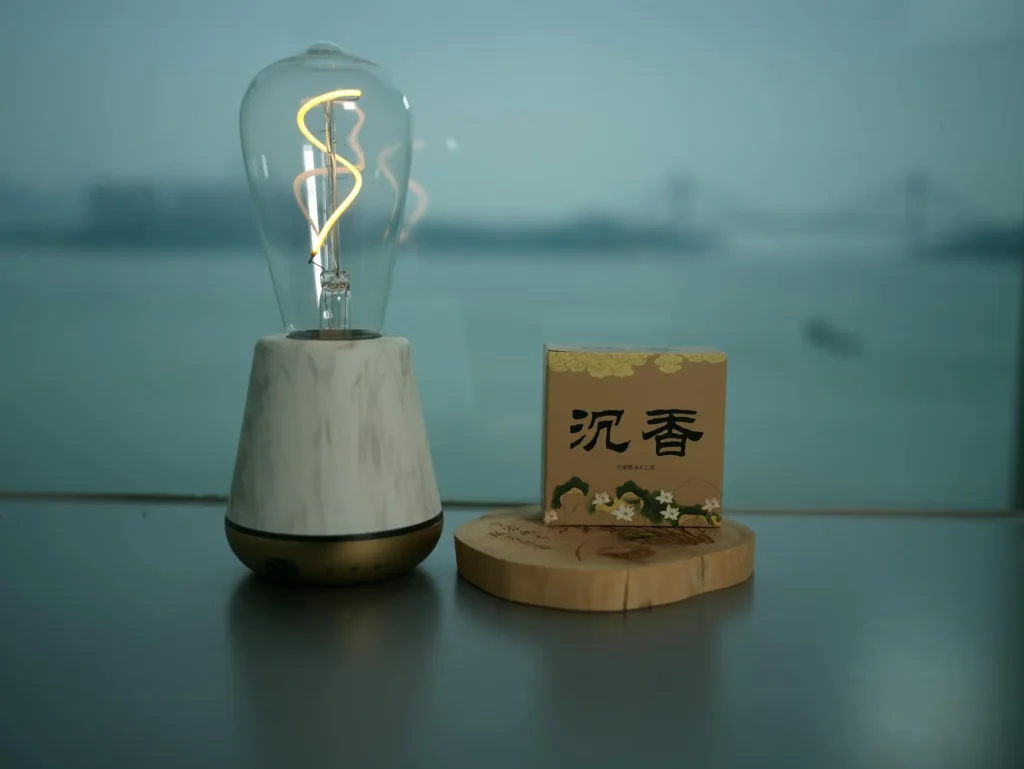 Colourful smart light bulbs illuminating a room